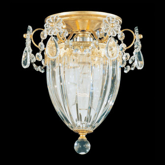 Bagatelle 1 Light 120V Semi-Flush Mount in Etruscan Gold with Clear Crystals from Swarovski (168|1239-23S)