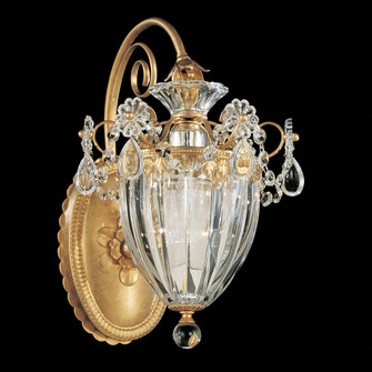 Bagatelle 1 Light 120V Wall Sconce in Etruscan Gold with Clear Crystals from Swarovski (168|1240-23S)