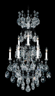 Renaissance 10 Light 120V Chandelier in Antique Silver with Crystals from Swarovski® (168|3780-48S)