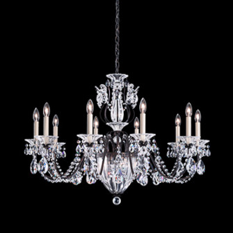 Bagatelle 13 Light 120V Chandelier in Heirloom Gold with Clear Crystals from Swarovski (168|1260N-22S)