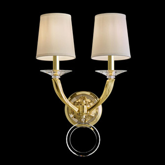 Emilea 2 Light 120V Wall Sconce in Etruscan Gold with Clear Optic Crystal (168|MA1002N-23O)
