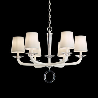 Emilea 6 Light 120V Chandelier in Jet Black with Clear Optic Crystal (168|MA1006N-55O)