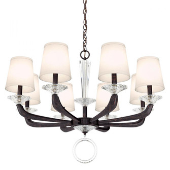 Emilea 8 Light 120V Chandelier in Heirloom Bronze with Clear Optic Crystal (168|MA1008N-76O)