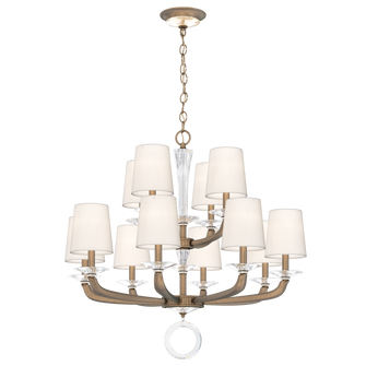 Emilea 12 Light 120V Chandelier in Etruscan Gold with Clear Optic Crystal (168|MA1012N-23O)