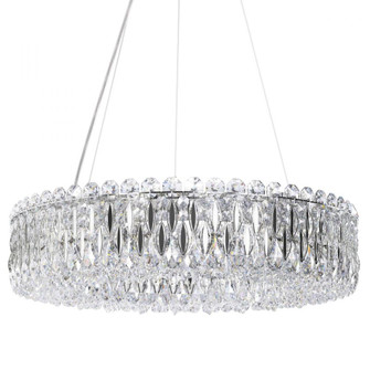 Sarella 12 Light 120V Pendant in Polished Stainless Steel with Clear Heritage Handcut Crystal (168|RS8343N-401H)