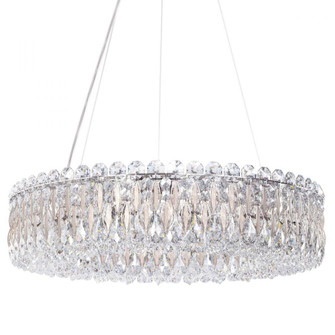 Sarella 12 Light 120V Pendant in Antique Silver with Clear Crystals from Swarovski (168|RS8343N-48S)