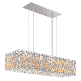 Sarella 13 Light 120V Linear Pendant in Heirloom Gold with Clear Heritage Handcut Crystal (168|RS8344N-22H)