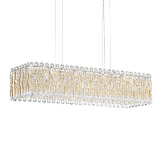 Sarella 13 Light 120V Linear Pendant in Heirloom Gold with Clear Crystals from Swarovski (168|RS8344N-22S)
