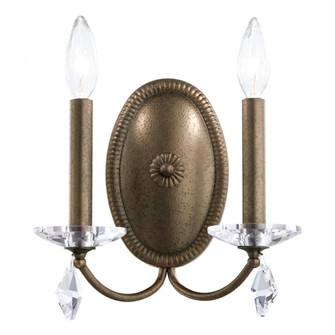 Modique 2 Light 110V Wall Sconce in Etruscan Gold with Clear Heritage Crystal (168|MD1002N-23H)