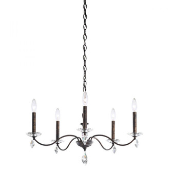 Modique 5 Light 120V Chandelier in Heirloom Bronze with Clear Heritage Handcut Crystal (168|MD1005N-76H)