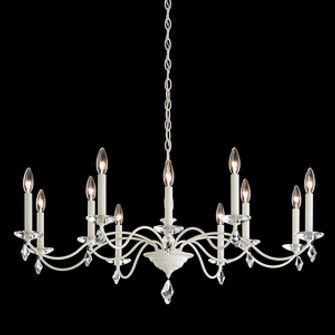 Modique 12 Light 120V Chandelier in Heirloom Gold with Clear Heritage Handcut Crystal (168|MD1012N-22H)