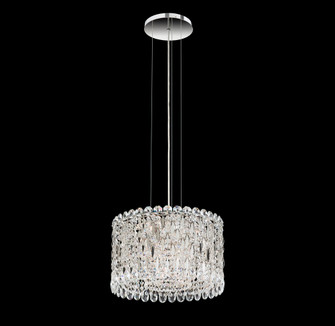Sarella 8 Light 120V Mini Pendant in Heirloom Gold with Clear Crystals from Swarovski (168|RS8345N-22S)