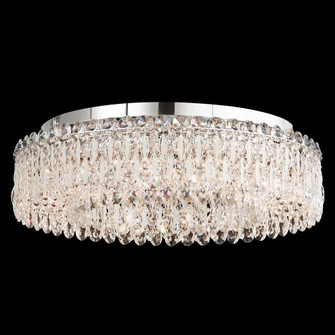 Sarella 12 Light 120V Flush Mount in Heirloom Gold with Clear Crystals from Swarovski (168|RS8347N-22S)