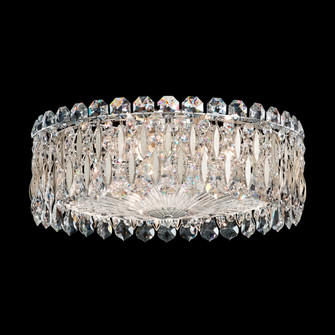 Sarella 3 Light 120V Flush Mount in White with Clear Crystals from Swarovski (168|RS8348N-06S)