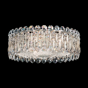 Sarella 3 Light 120V Flush Mount in Heirloom Gold with Clear Crystals from Swarovski (168|RS8348N-22S)