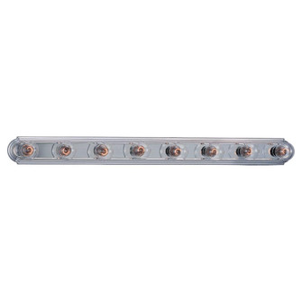 De-Lovely traditional 8-light indoor dimmable bath vanity wall sconce in chrome silver finish (38|4703-05)