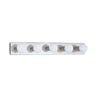 Center Stage traditional 5-light indoor dimmable bath vanity wall sconce in chrome silver finish (38|4735-05)