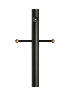 Outdoor Posts traditional -light outdoor exterior aluminum post with ladder rest and photo cell in b (38|8114-12)