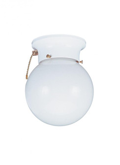 One Light Ceiling Flush Mount (38|5367PC-15)