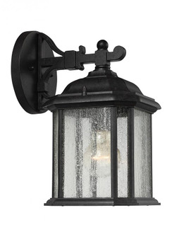 Kent traditional 1-light outdoor exterior small wall lantern sconce in oxford bronze finish with cle (38|84029-746)