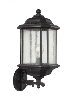 Kent traditional 1-light outdoor exterior wall lantern sconce in oxford bronze finish with clear see (38|84032-746)