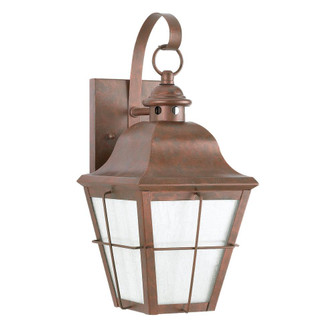 Chatham traditional 1-light medium outdoor exterior dark sky compliant wall lantern sconce in weathe (38|8462D-44)