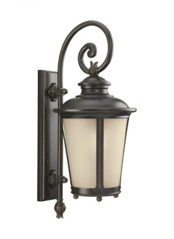 Cape May traditional 1-light outdoor exterior large wall lantern sconce in burled iron grey finish w (38|88242-780)