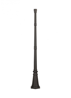 Outdoor Posts traditional -light outdoor exterior aluminum post in black finish in black finish (38|8120-12)