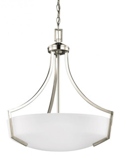 Hanford traditional 3-light LED indoor dimmable ceiling pendant hanging chandelier pendant light in (38|6624503EN3-962)