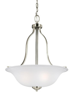 Emmons traditional 3-light LED indoor dimmable ceiling pendant hanging chandelier pendant light in b (38|6639003EN3-962)