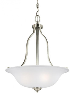 Emmons traditional 3-light LED indoor dimmable ceiling pendant hanging chandelier pendant light in b (38|6639003EN3-962)