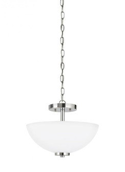 Two Light Semi-Flush Convertible Pendant (38|77160EN3-05)