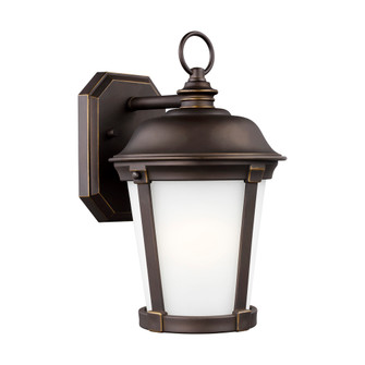 Calder traditional 1-light outdoor exterior medium wall lantern sconce in antique bronze finish with (38|8650701-71)