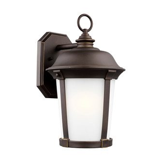 Calder traditional 1-light outdoor exterior large wall lantern sconce in antique bronze finish with (38|8750701-71)