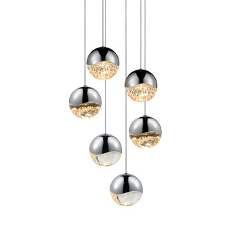6-Light Round Large LED Pendant (107|2915.01-LRG)