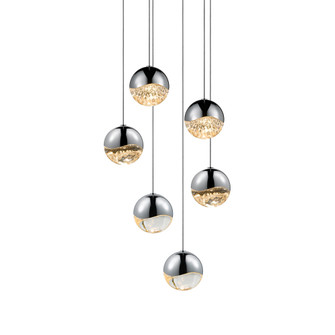 6-Light Round Medium LED Pendant (107|2915.01-MED)