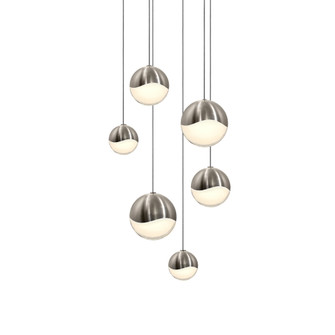 6-Light Round Assorted LED Pendant (107|2915.13-AST)