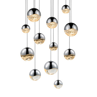 12-Light Round Assorted LED Pendant (107|2917.01-AST)