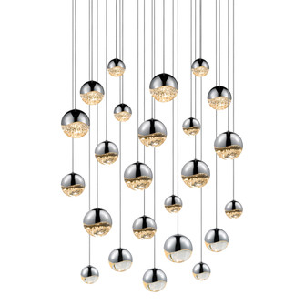 24-Light Round Assorted LED Pendant (107|2918.01-AST)