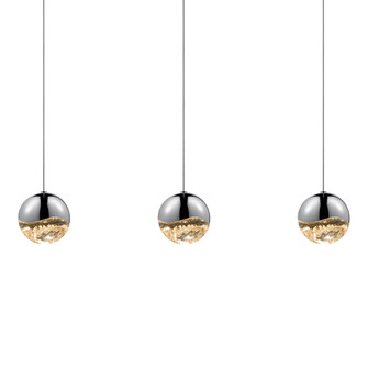 3-Light Rectangle Large LED Pendant (107|2920.01-LRG)