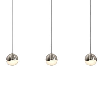 3-Light Rectangle Medium LED Pendant (107|2920.13-MED)