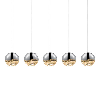 5-Light Rectangle Large LED Pendant (107|2921.01-LRG)