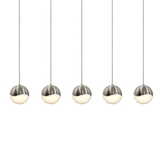 5-Light Rectangle Medium LED Pendant (107|2921.13-MED)