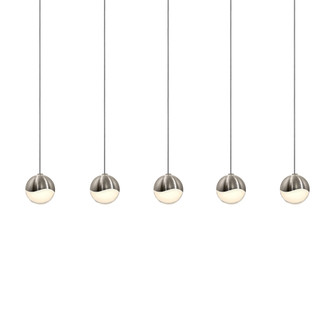 5-Light Rectangle Small LED Pendant (107|2921.13-SML)
