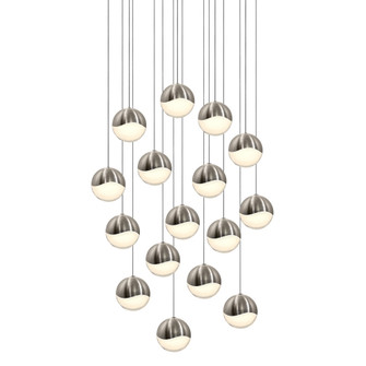 16-Light Square Large LED Pendant (107|2923.13-LRG)