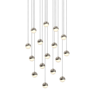 16-Light Square Small LED Pendant (107|2923.13-SML)