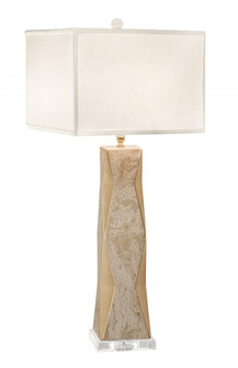 Geo - Marbled  Gold - Off White Square Shade (4819|1218-ASL-2189)