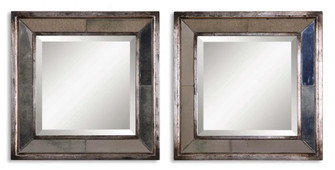 Uttermost Davion Squares Silver Mirror Set/2 (85|13555 B)