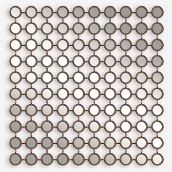 Uttermost Dinuba Antique Silver Champagne Mirror (85|12793)