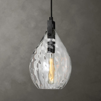 Uttermost Campester 1 Light Watered Glass Mini Pendant (85|22049)